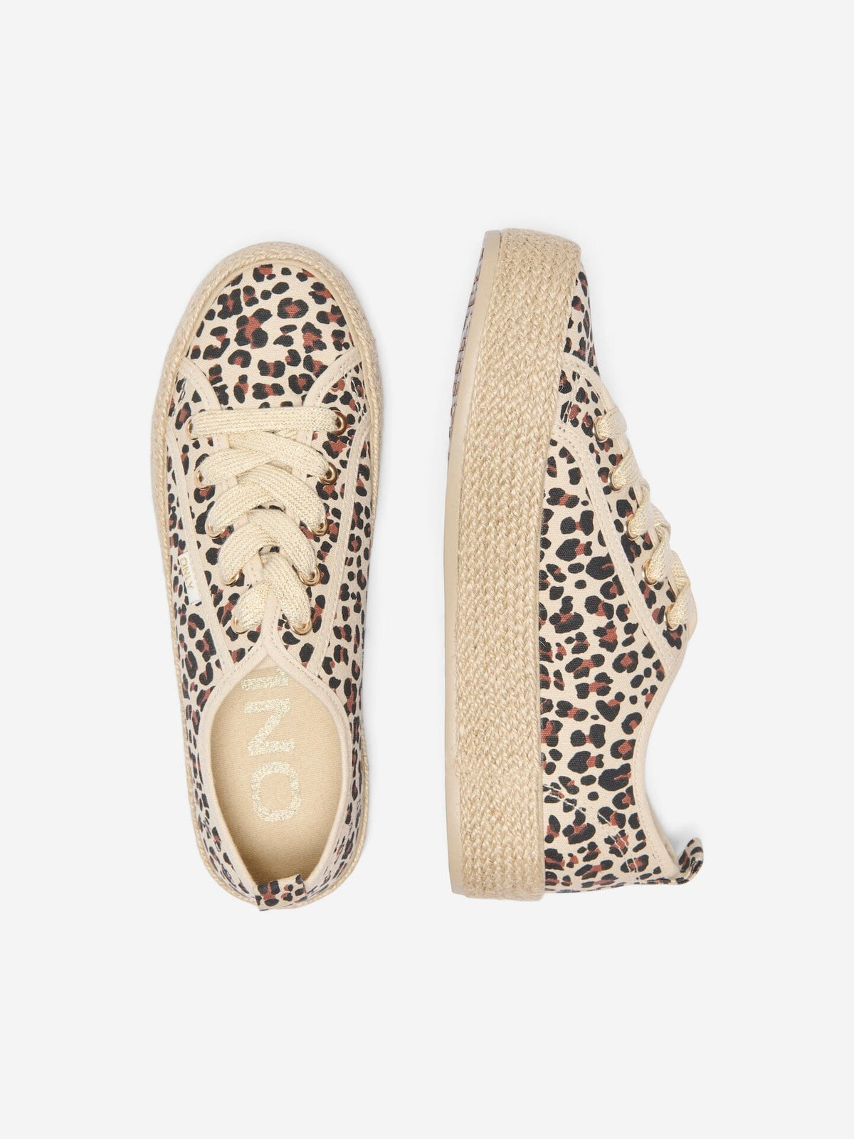 Ida Espadrille Sneaker | Leo Creme Trainers Only