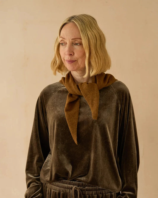 Jane Triangle Scarf | Bracken Scarves Chalk