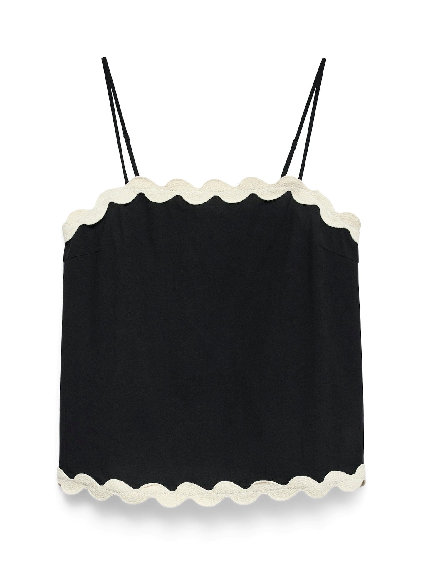 Jenna Top | Black/Birch Blouse Vero Moda