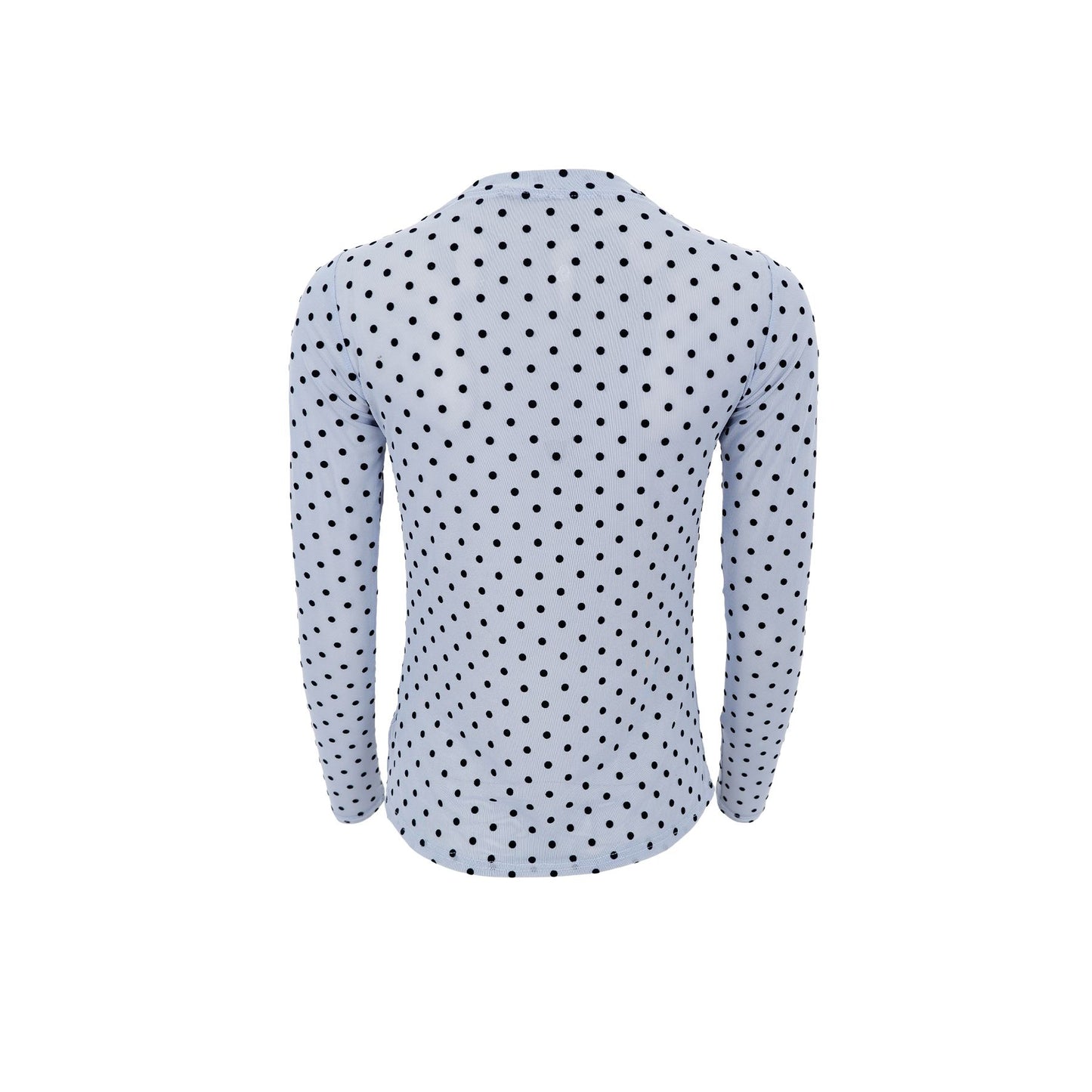 Jennie Dotted Mesh Blouse | 2 Colours Shirts & Tops Black Colour