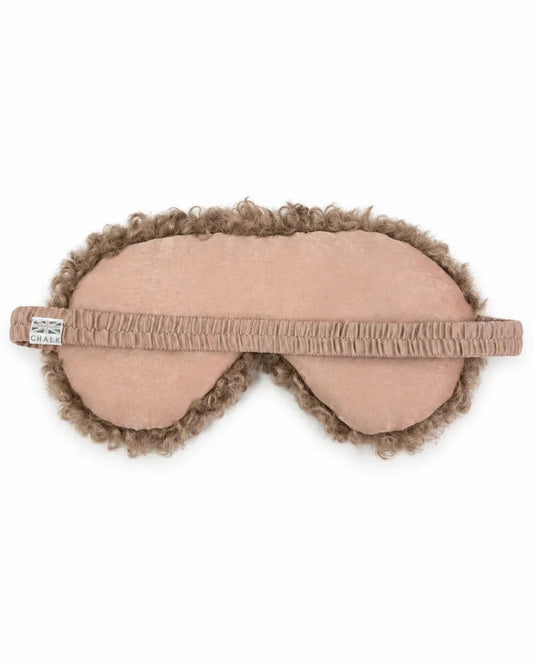 Joe Eye Mask | Curly | Biscuit Eye Mask Chalk