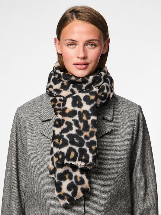 Jorna Scarf | Black Leo Scarves Pieces