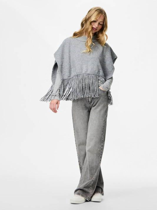Julle Poncho | Light Grey Waistcoat Pieces