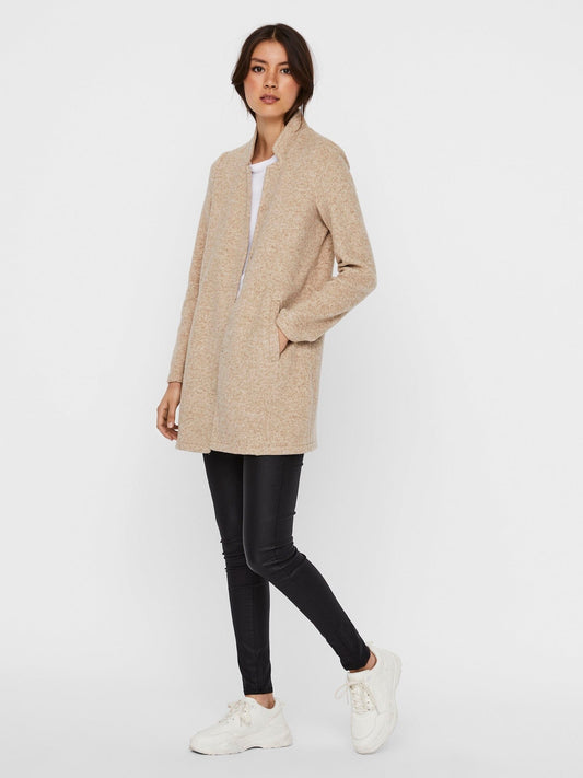 Katrine Jacket | Silver Mink Melange Coats & Jackets Vero Moda