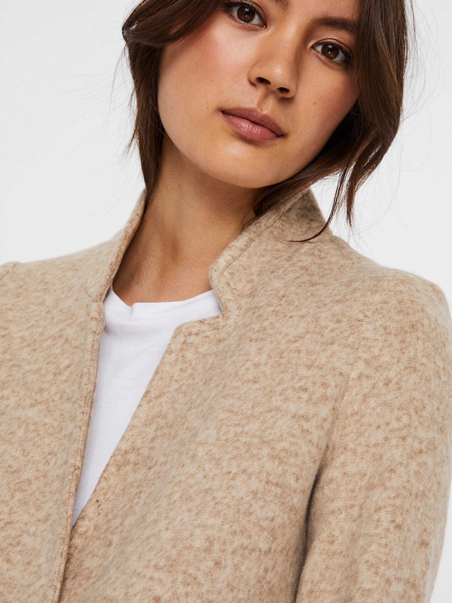 Katrine Jacket | Silver Mink Melange Coats & Jackets Vero Moda