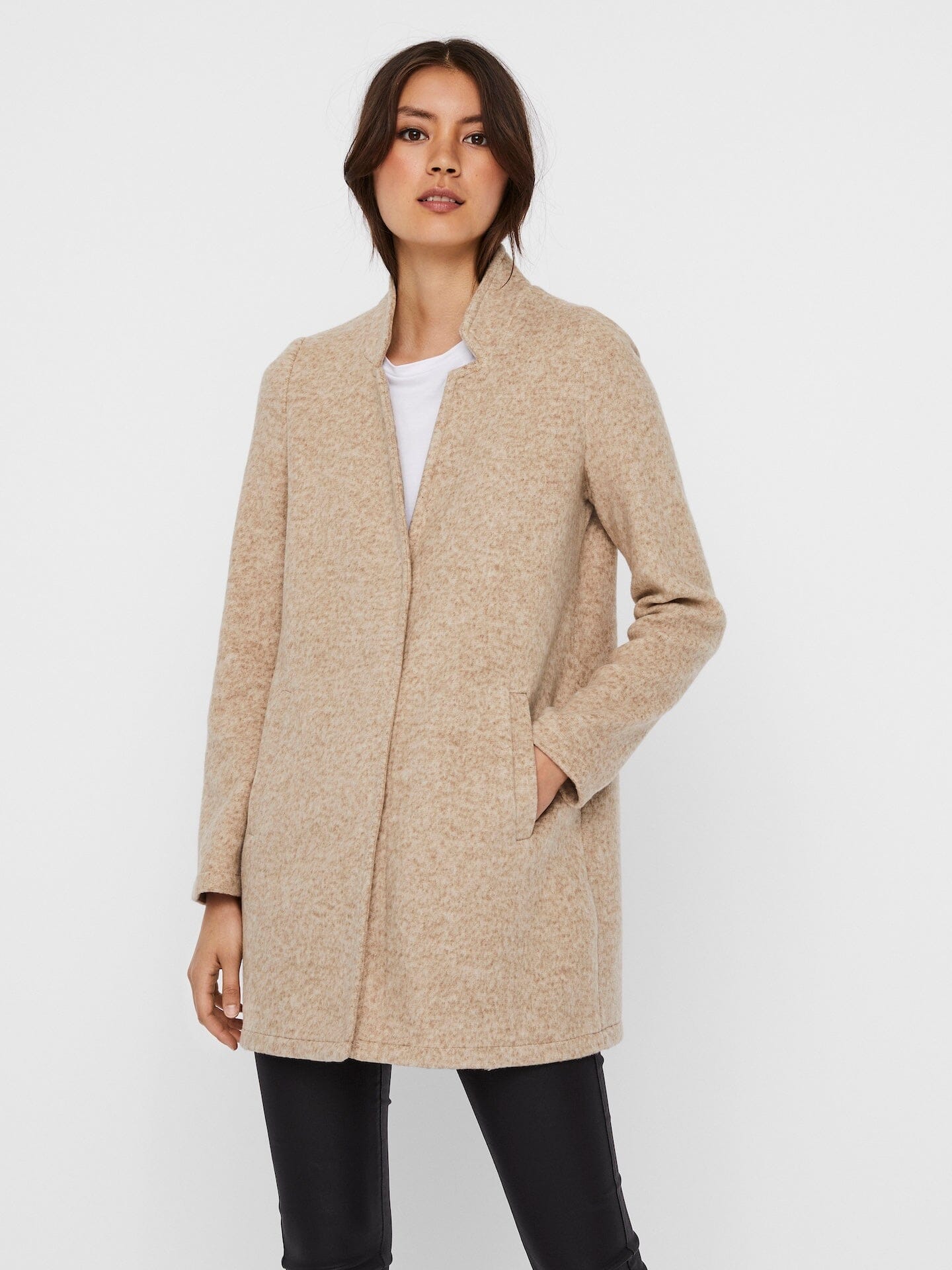 Katrine Jacket | Silver Mink Melange Coats & Jackets Vero Moda