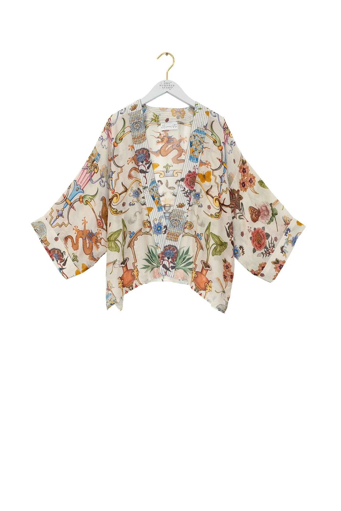 Kimono | Cornucopia | Ivory Casual Kimonos One Hundred Stars