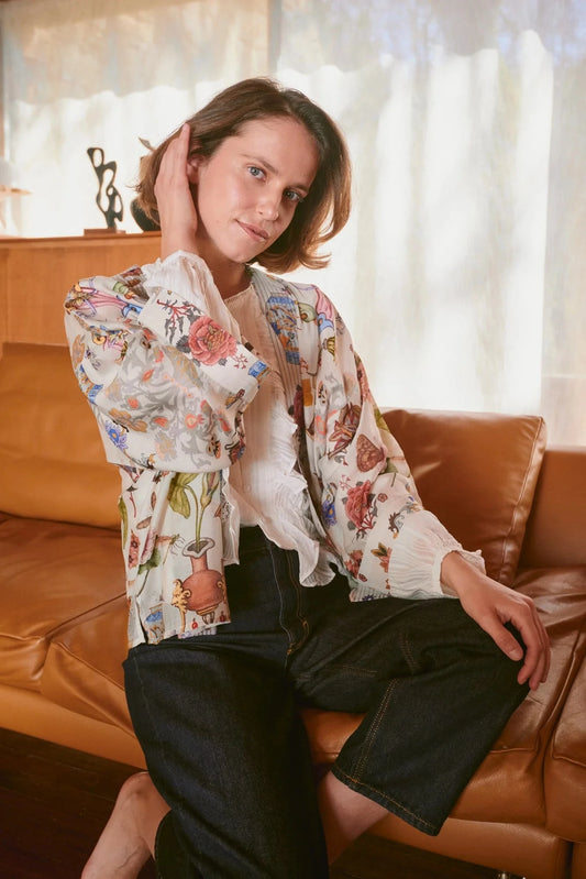 Kimono | Cornucopia | Ivory Casual Kimonos One Hundred Stars