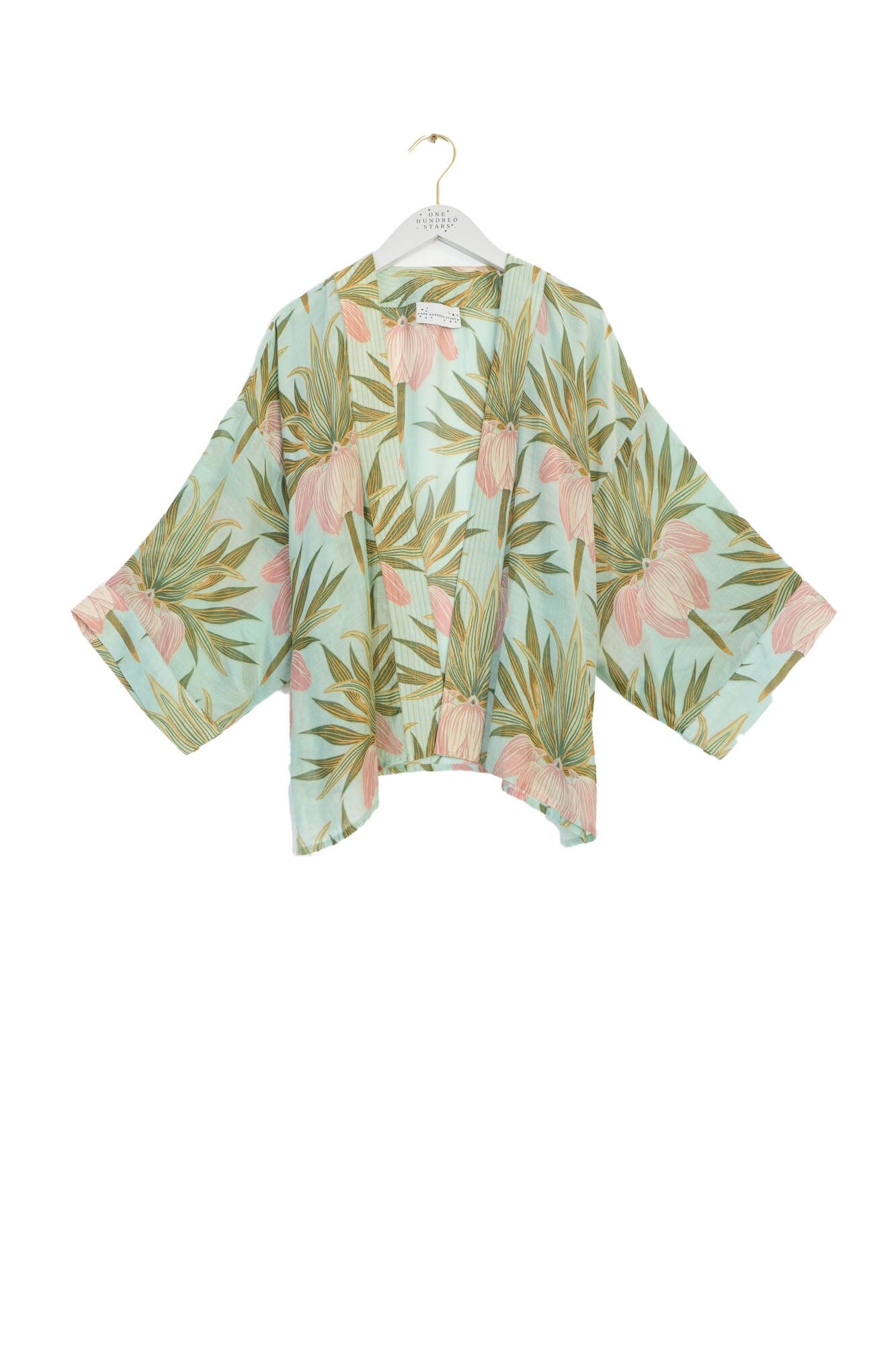 Kimono | Deco Bud | Aqua Casual Kimonos One Hundred Stars