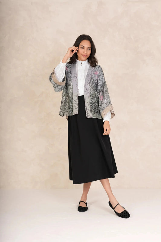 Kimono | Dunes | Grey Casual Kimonos One Hundred Stars