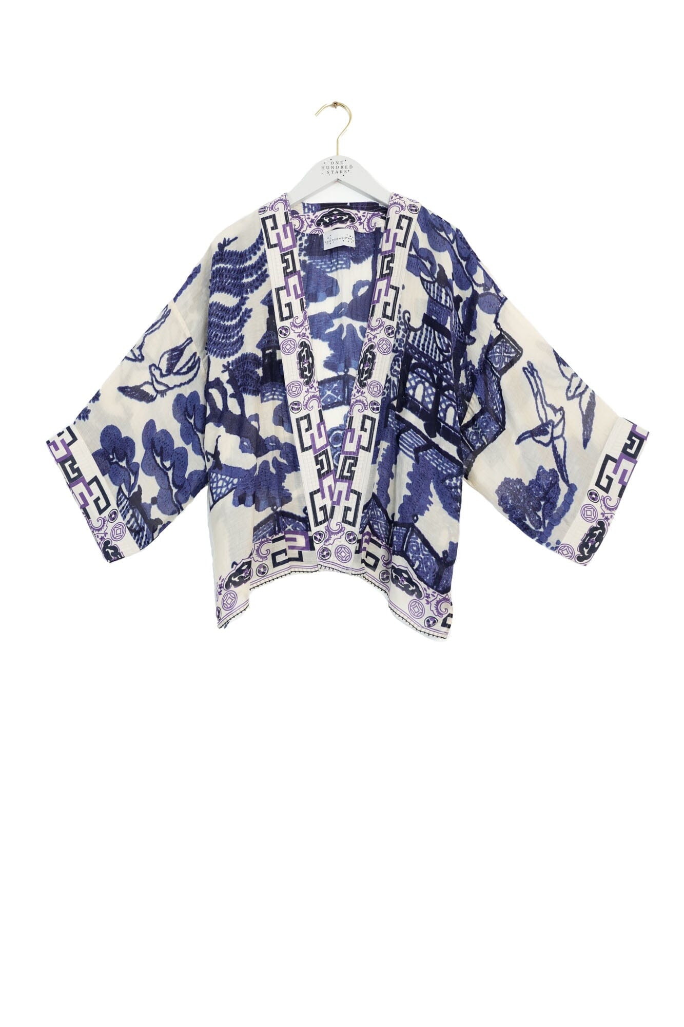 Kimono Giant Willow | Blue Casual Kimonos One Hundred Stars