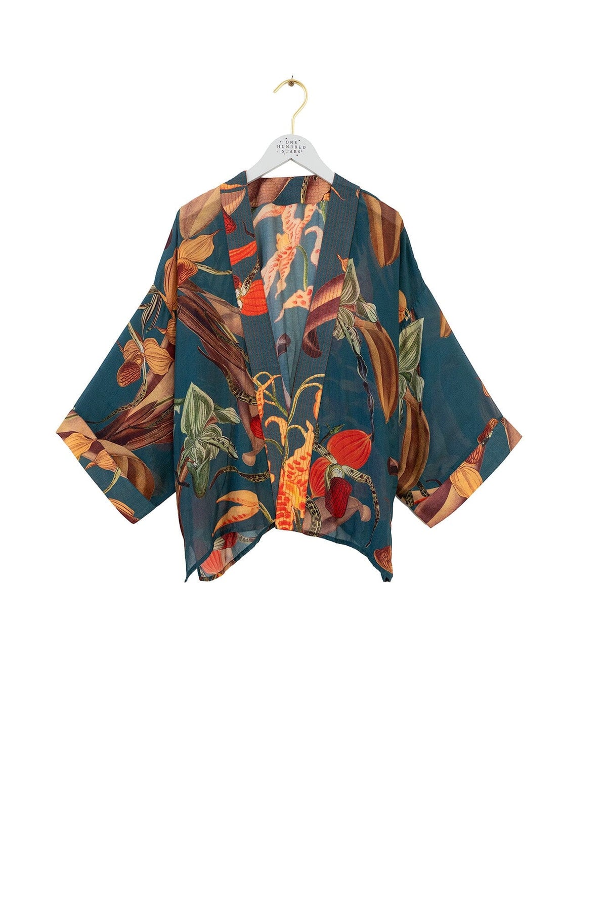 Kimono | Orchid | Teal Kimonos One Hundred Stars
