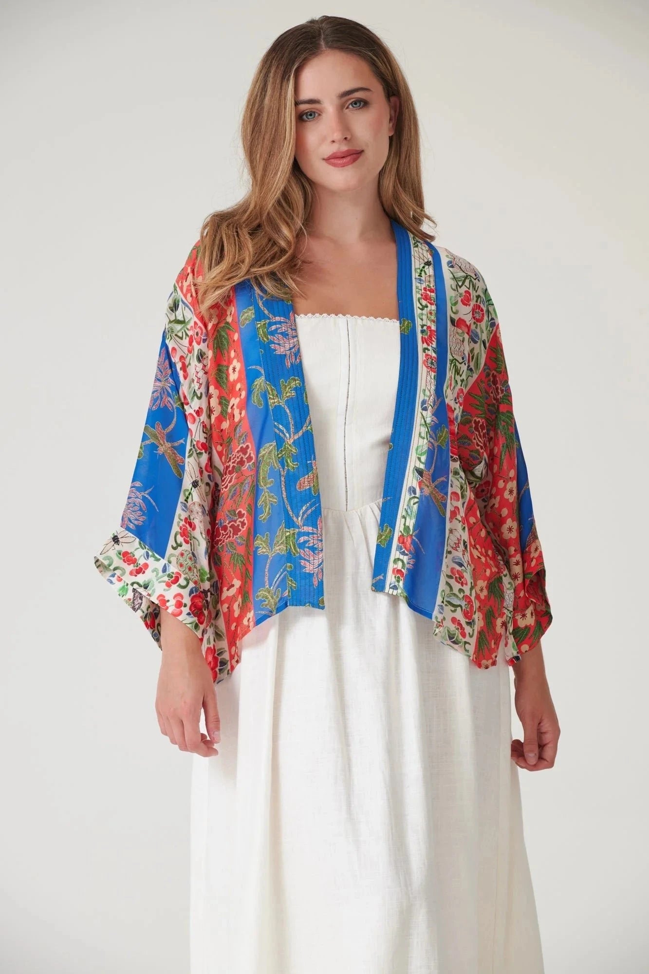 Kimono | Ribbons | Cobalt Kimonos One Hundred Stars