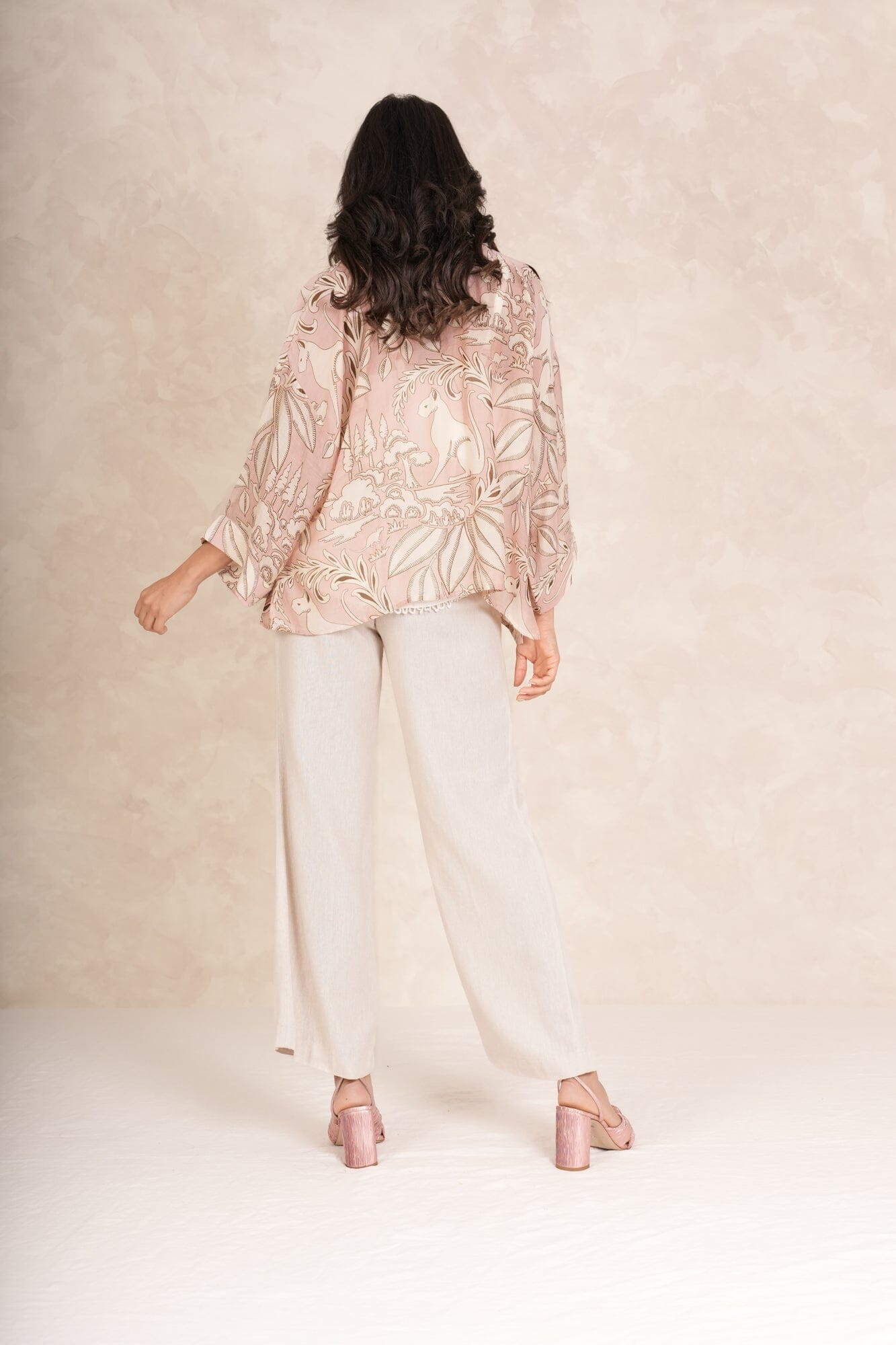 Kimono | Sphinx | Plaster Pink Casual Kimonos One Hundred Stars
