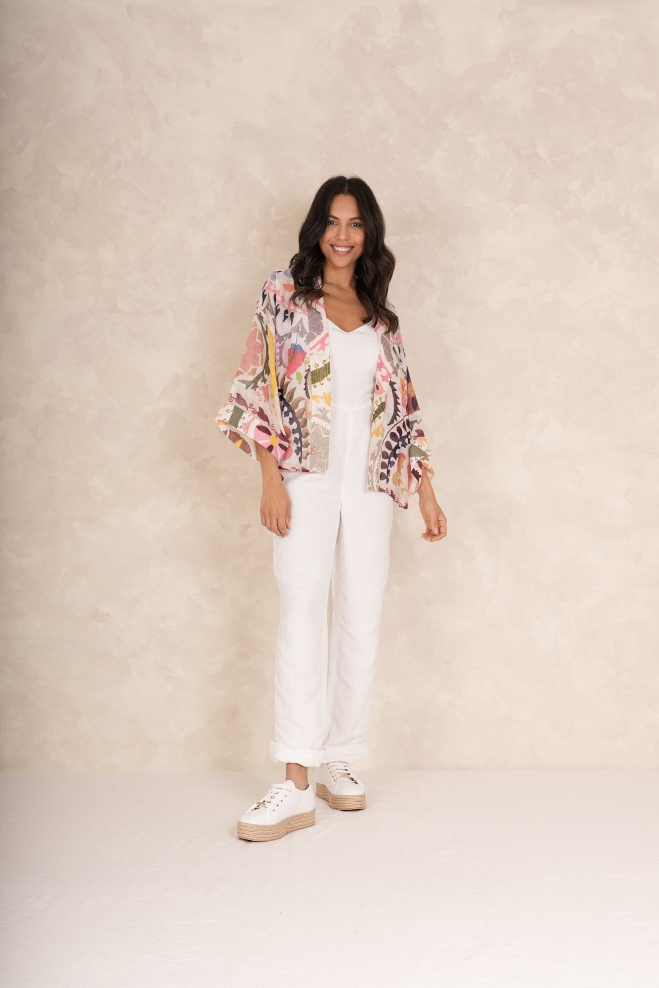 Kimono | Susani | Pink Casual Kimonos One Hundred Stars