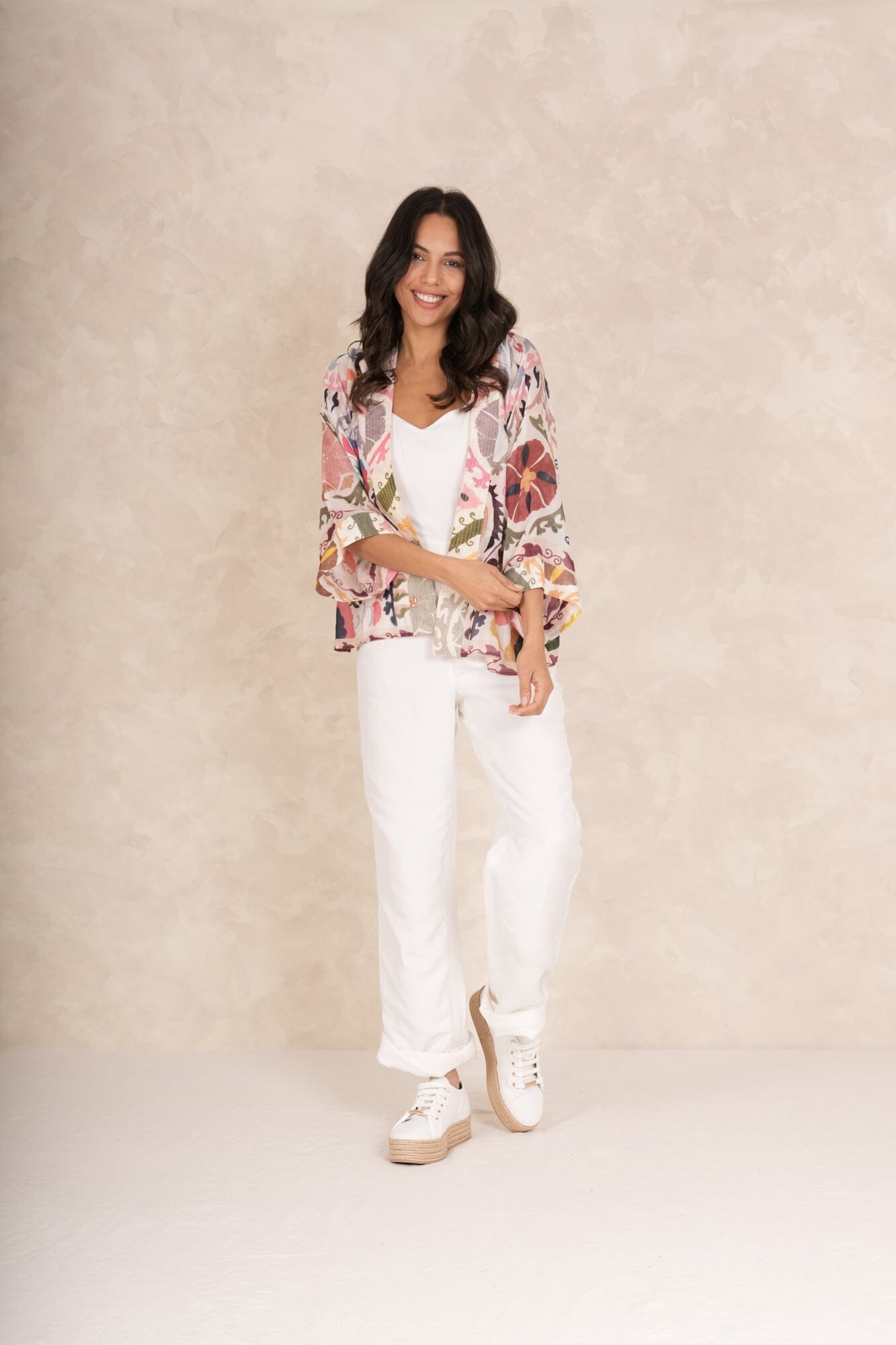 Kimono | Susani | Pink Casual Kimonos One Hundred Stars