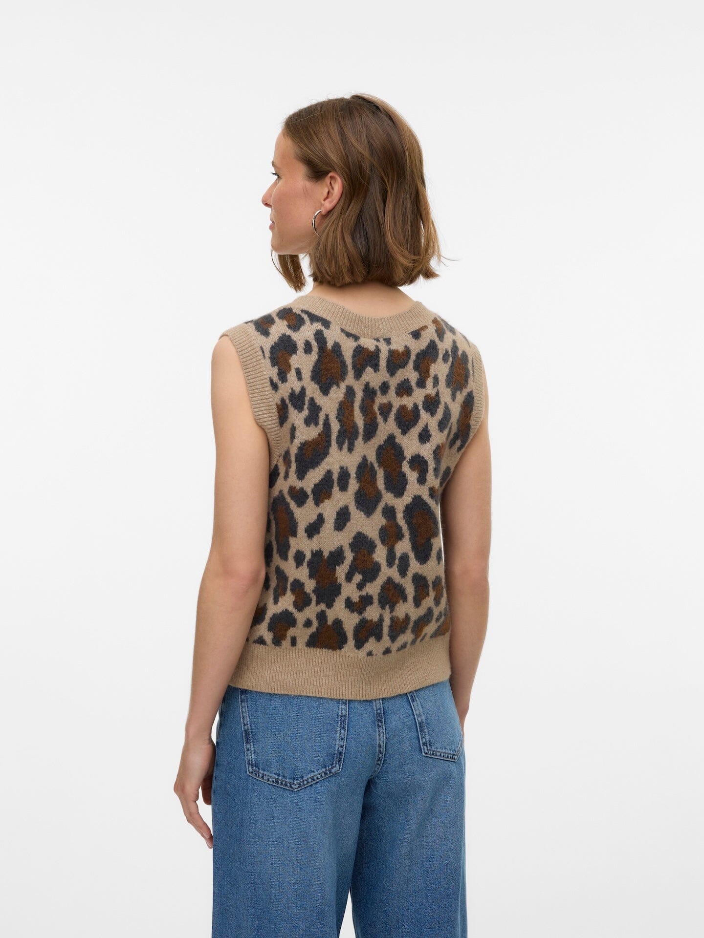 Leila Vest | Silver Mink Sweater Vero Moda