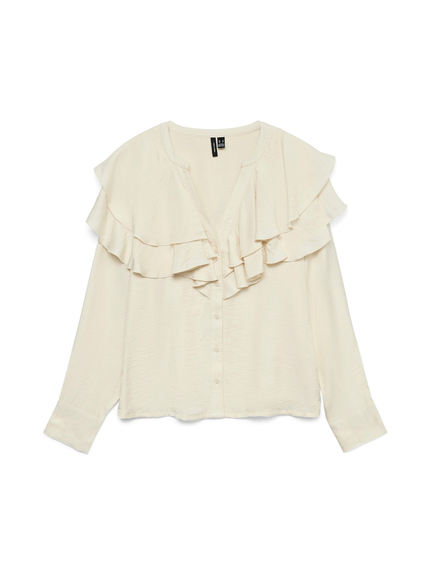 Lizzi Flounce Top | Birch Blouse Vero Moda