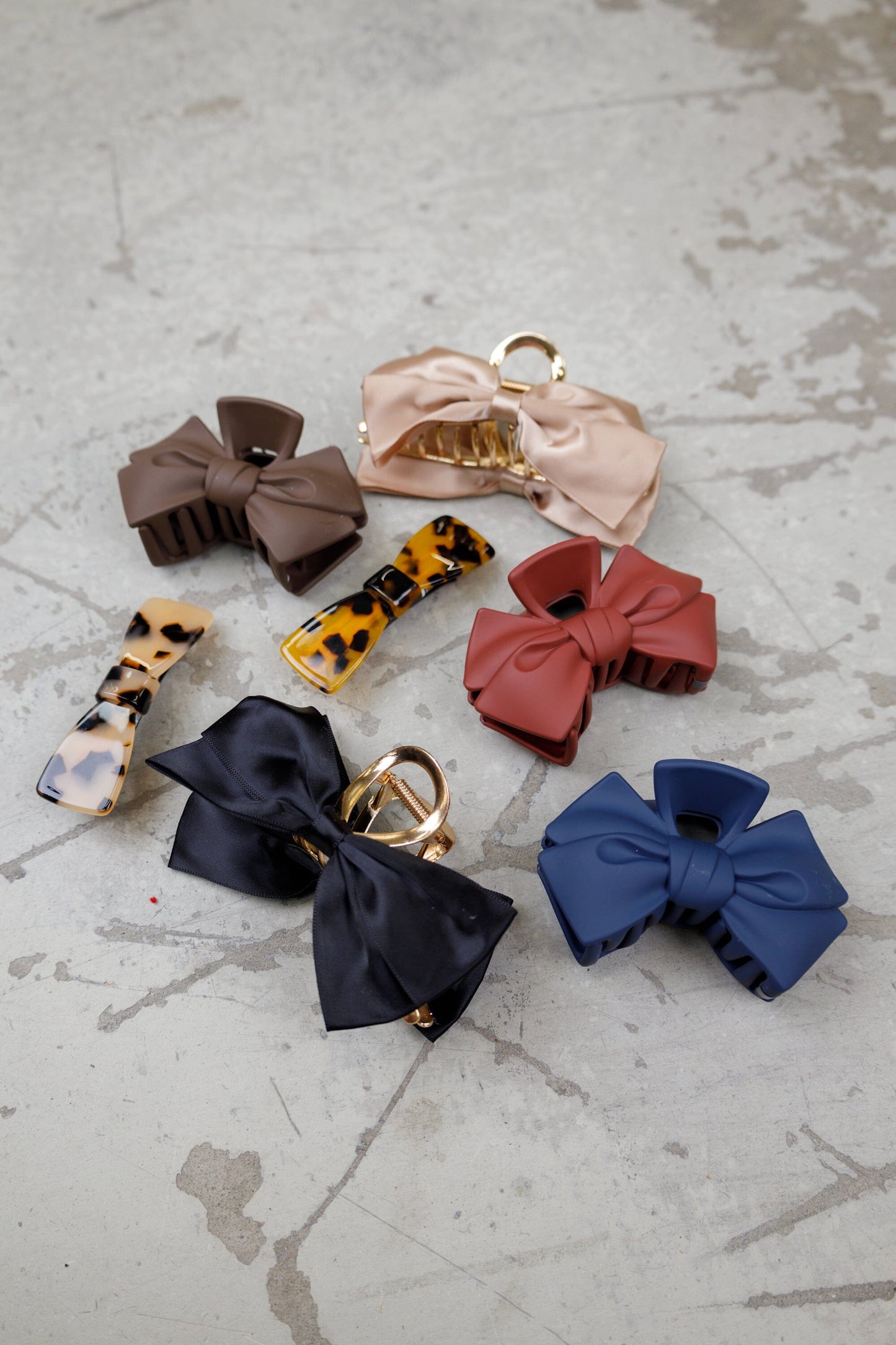Luce Bow Barette | 2 Colours Hair Accessories Black Colour