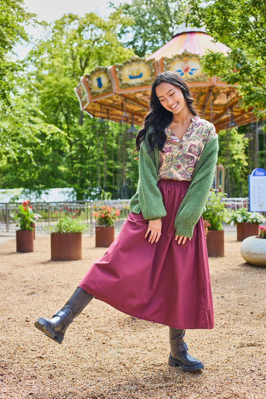 Luna Andrea Top | Ruby Meadow Blouse Black Colour