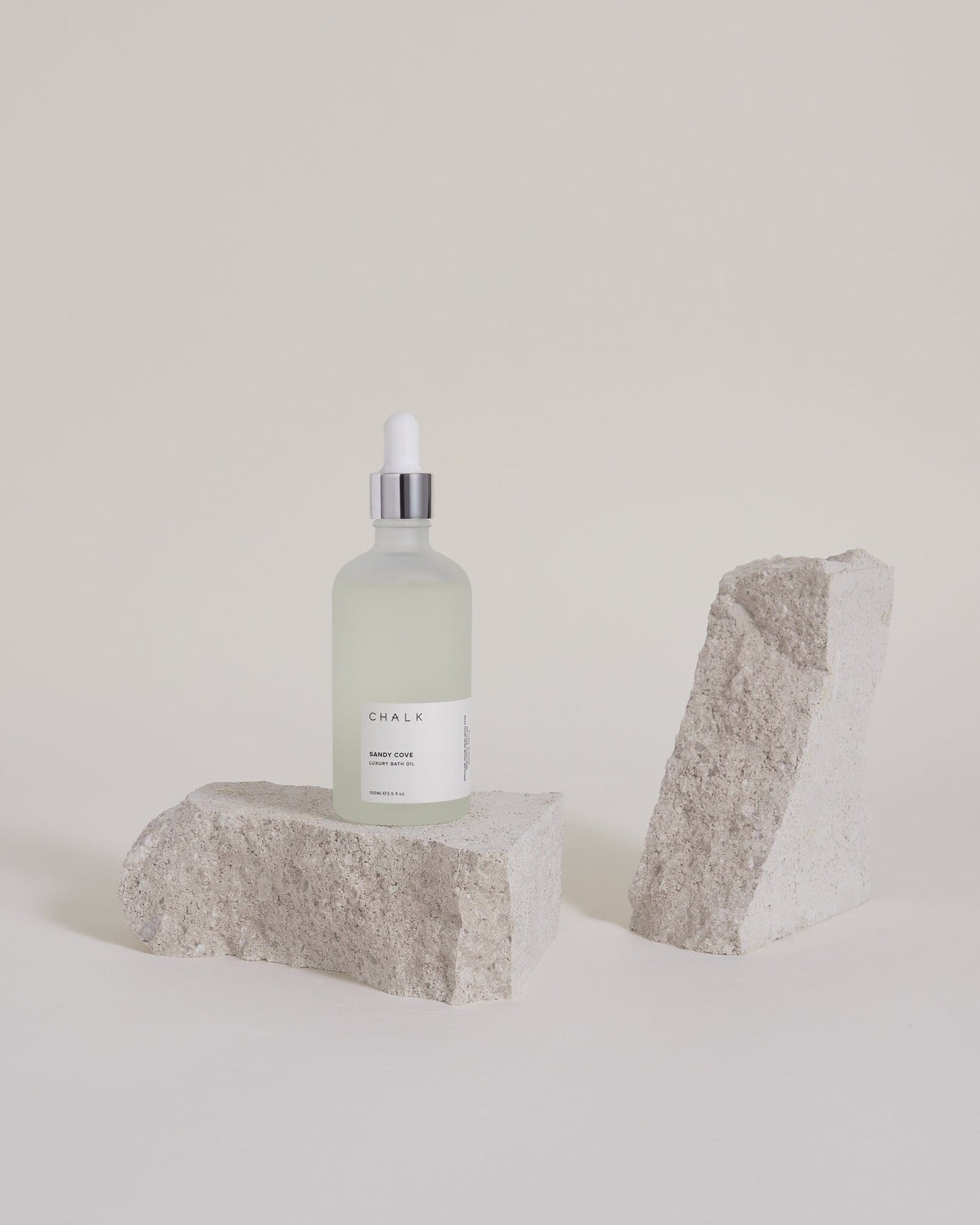 Luxury Bath Oil | Sandy Cove Bath Oil Chalk