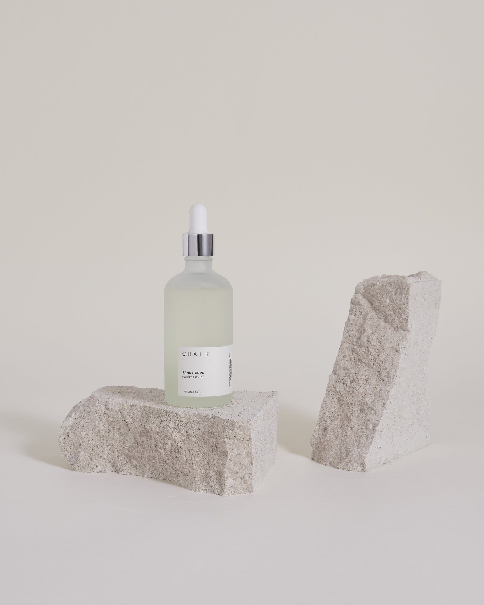 Luxury Bath Oil | Sandy Cove Bath Oil Chalk