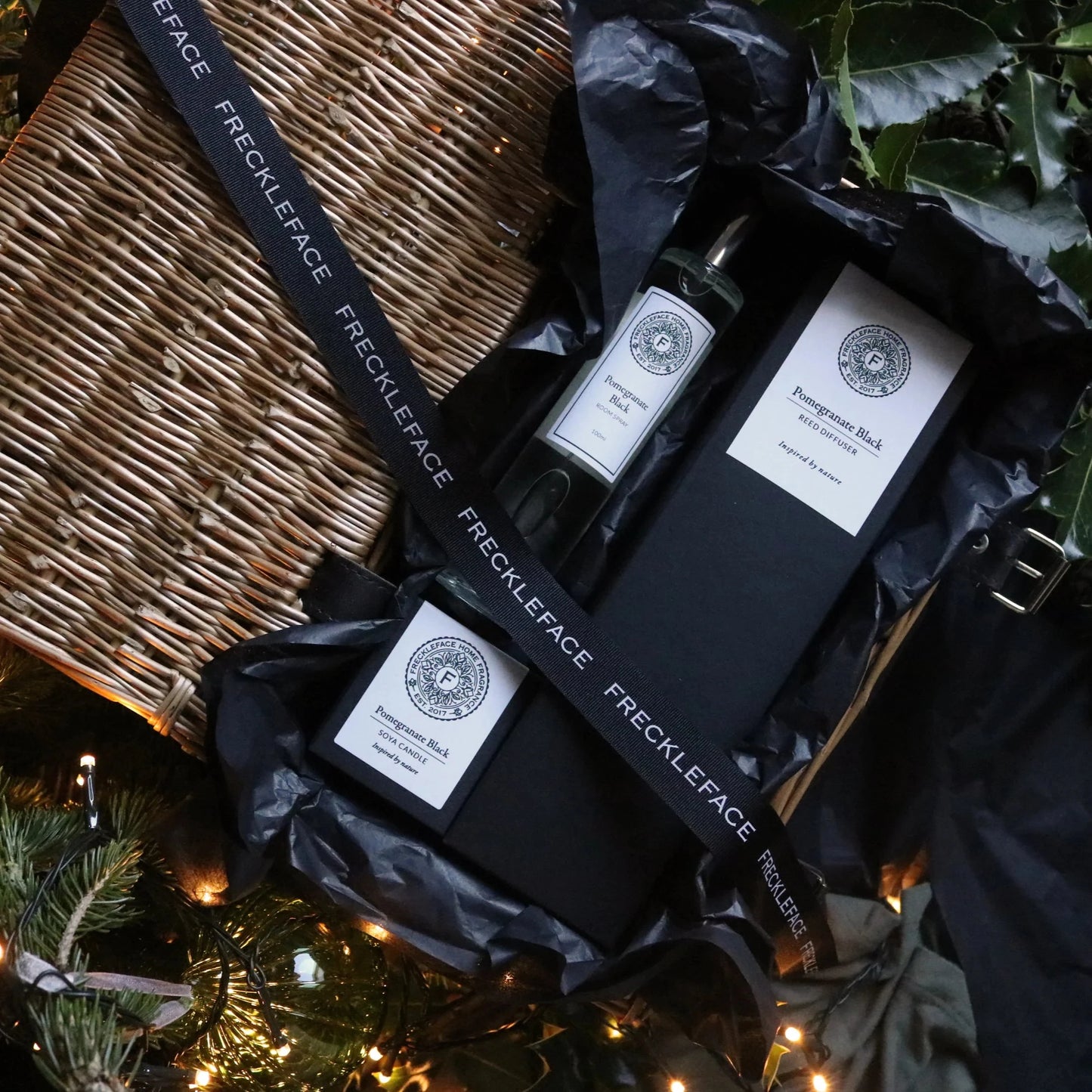 Luxury Home Fragrance Hamper | Pomegranate Wax Melts Freckleface