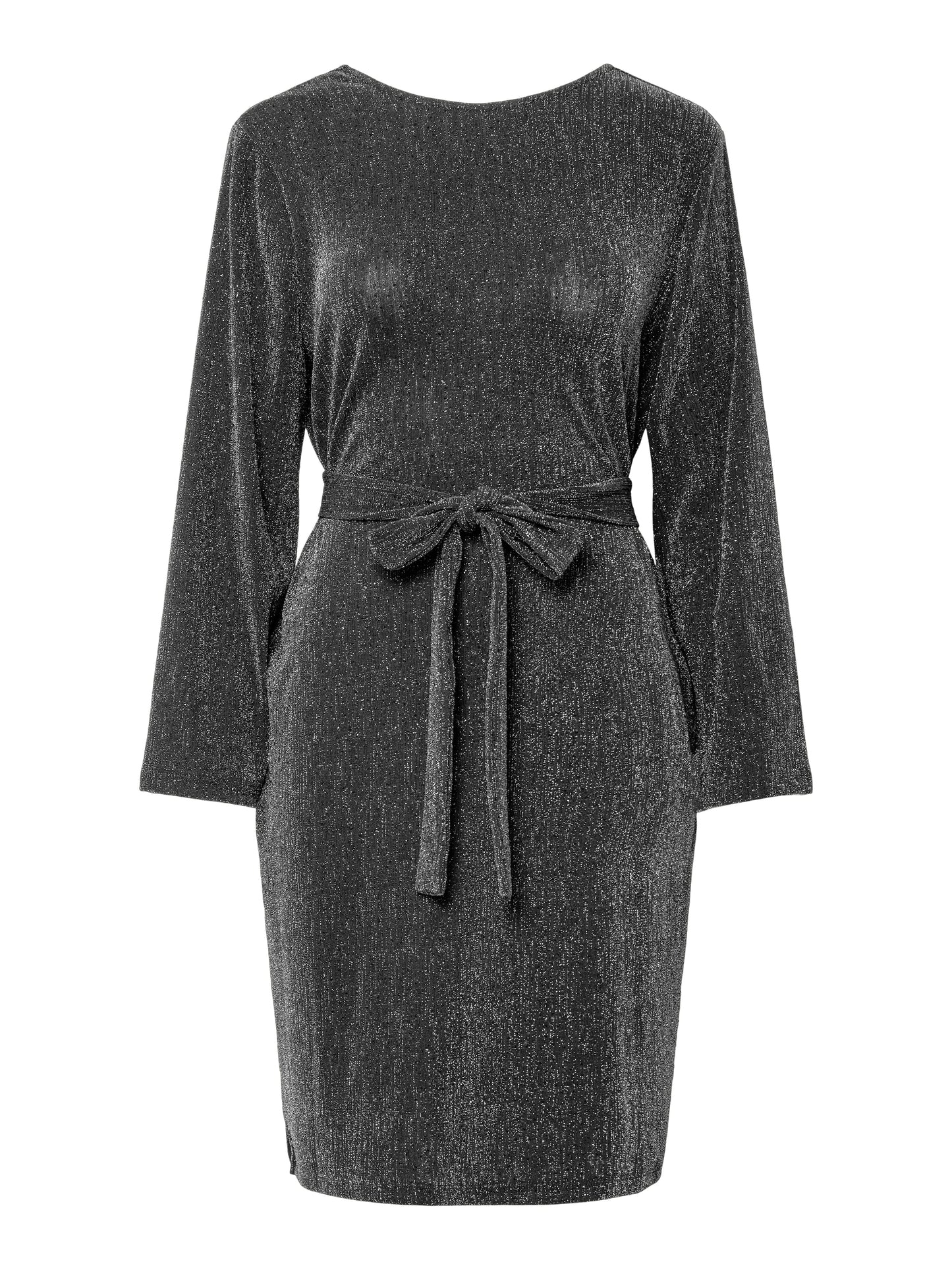 Maeve Dress | Black Silver Lurex Dresses Pieces