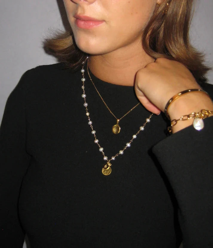 Mala Pearl Necklace Necklace Iris & I