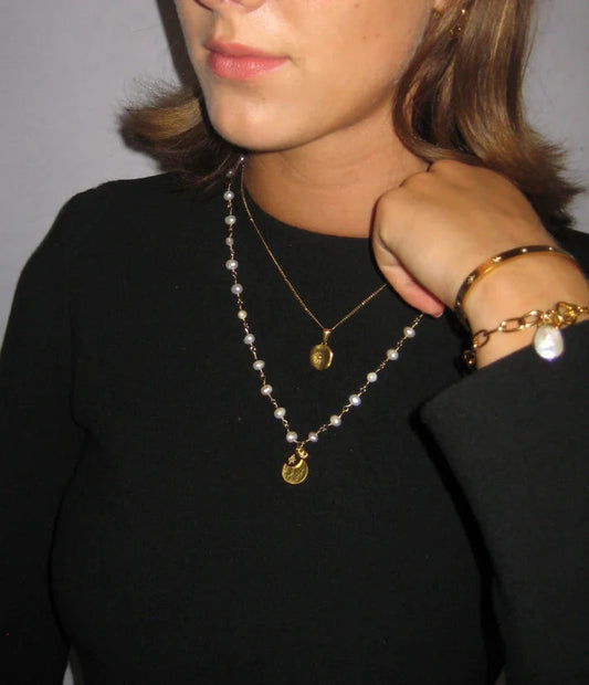 Mala Pearl Necklace Necklace Iris & I