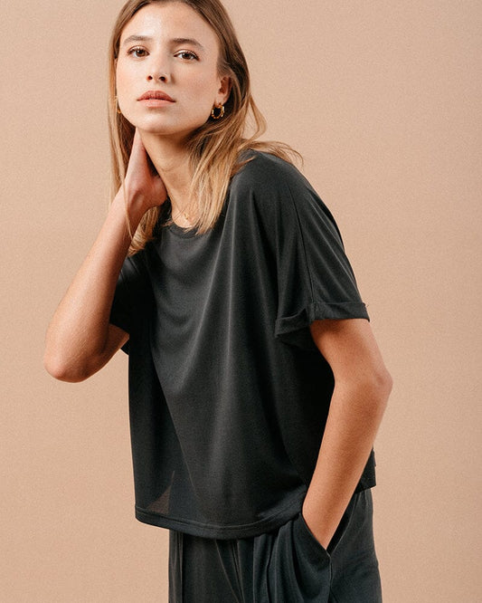 Mama Top | Anthracite Top Grace and Mila 