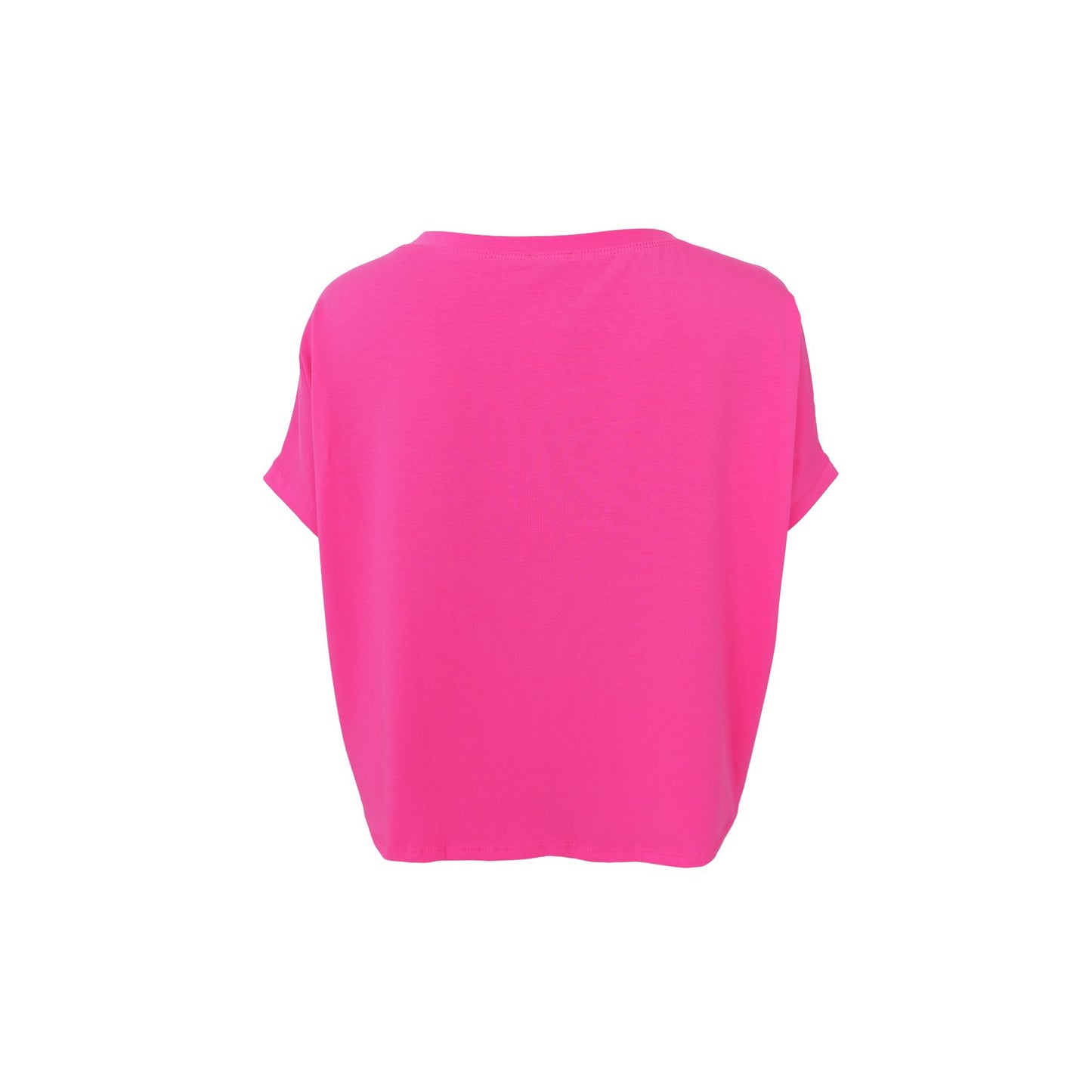 May Tee | Dark Pink Shirts & Tops Black Colour