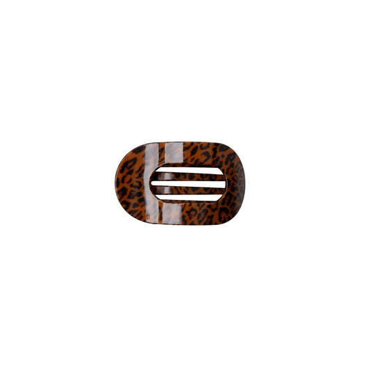 Milla Hair Clip | Brown Leo Hair Accessories Black Colour