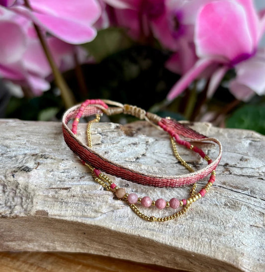 Miyuki Multi Strand Adjustable Bracelet | 2 Colours Bracelet Ocean Ripple
