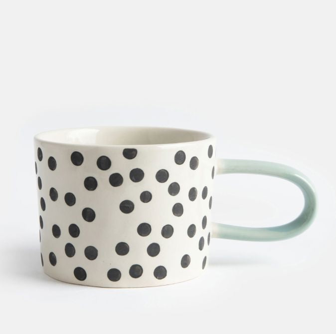 Mono Ditsy Spot Mug Mug Caroline Gardner