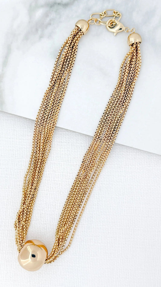 Multi Layer Necklace | Gold Necklaces Envy