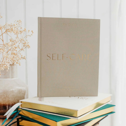 My Daily Self Care Journal | Pebble Stationery Blush and Gold