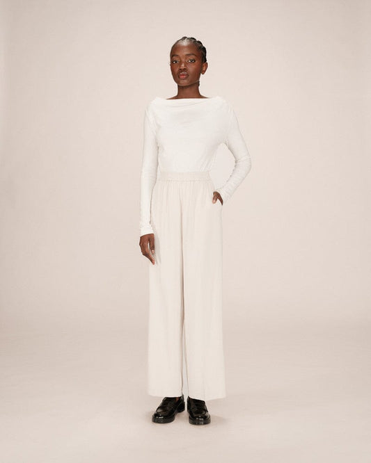 Noblesse Pants | Ecru Pants Grace and Mila