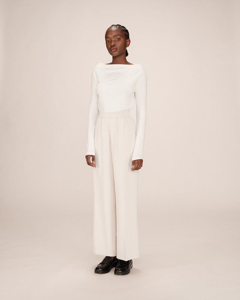 Noblesse Pants | Ecru Pants Grace and Mila