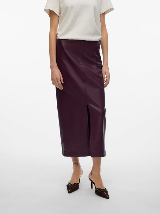 Olivelippa Skirt | Wine Tasting Skirt Vero Moda
