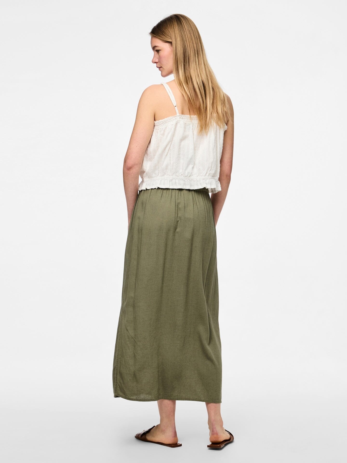 Pia Skirt | Deep Lichen Green Skirt Pieces