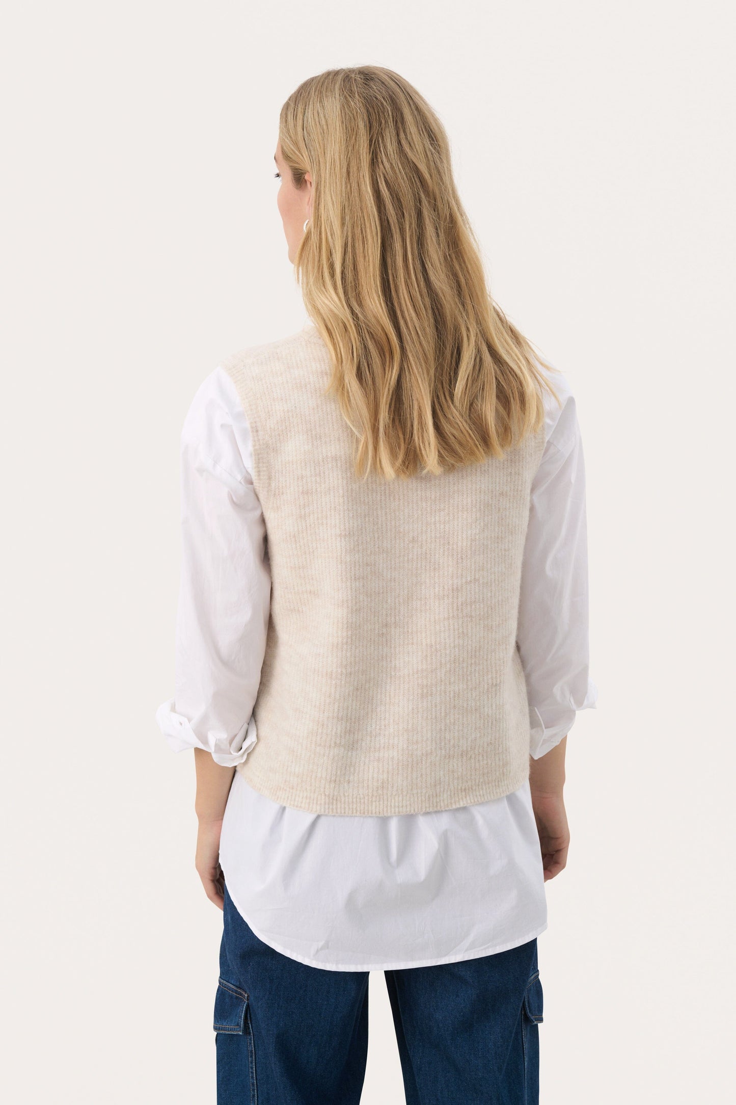 Pimira Vest | Birch Melange Blouse Part Two