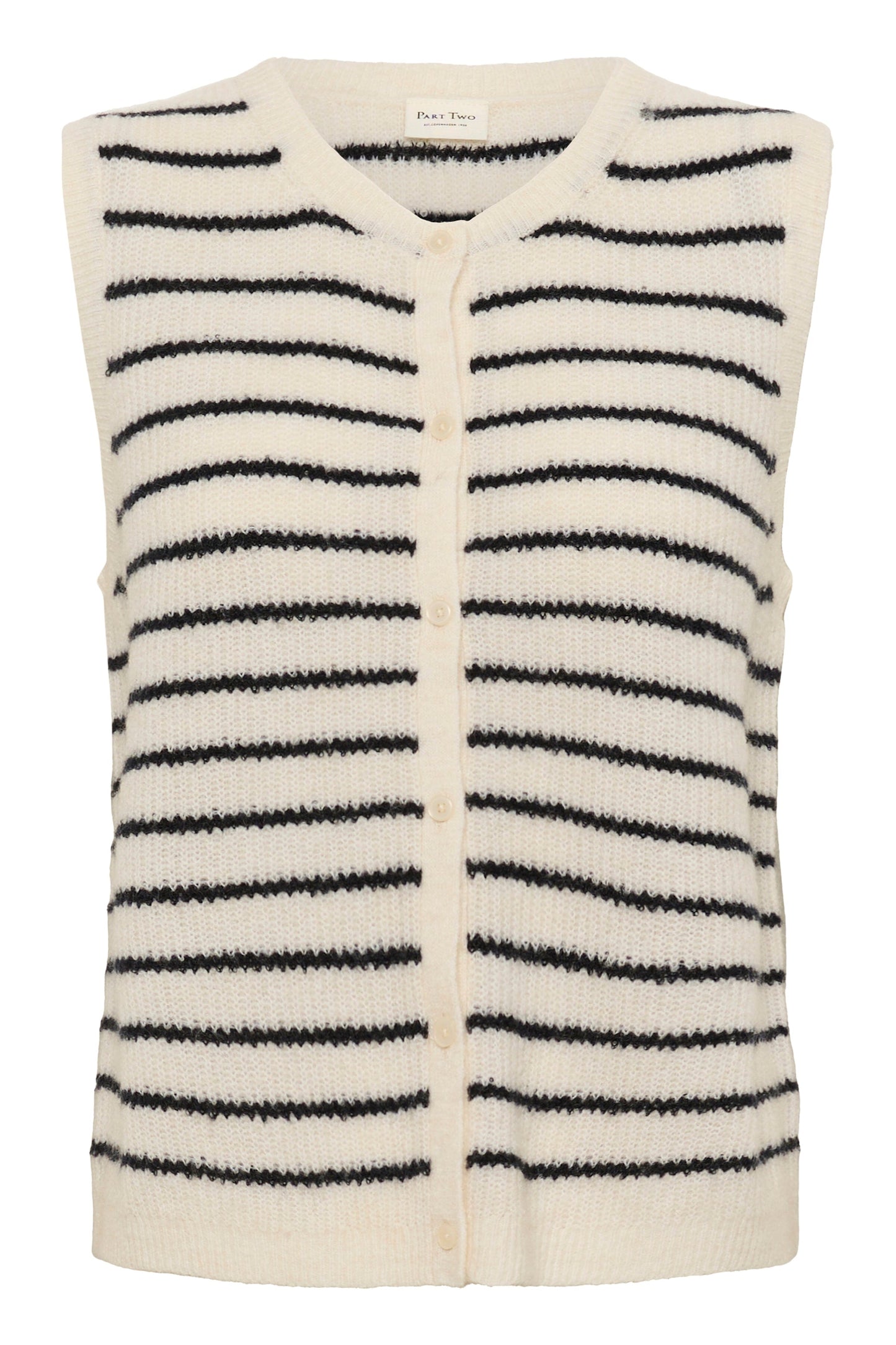 Pimira Vest | Eggnog/Navy Stripe Vest Part Two