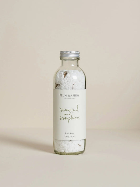 Plum & Ashby Bath Salts | Seaweed & Samphire Bath Salts Plum & Ashby
