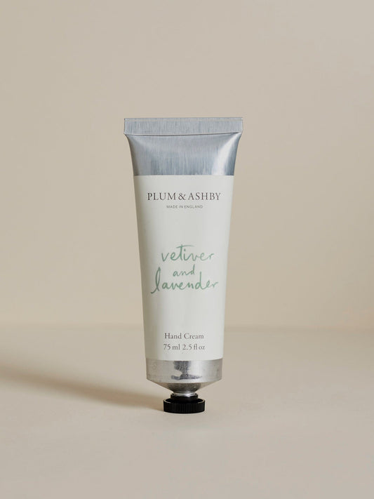 Plum & Ashby Hand Cream | Vetiver and Lavender Hand Lotion Plum & Ashby