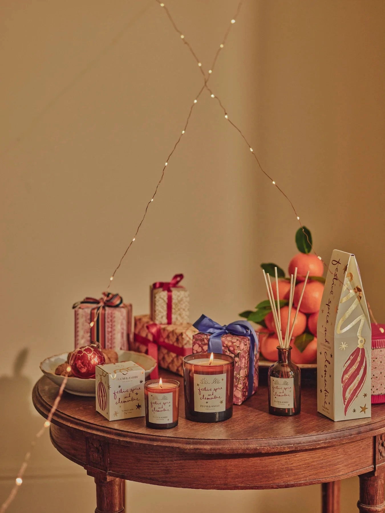 Plum & Ashby Votive | Festive Spice & Clementine Candle Plum & Ashby