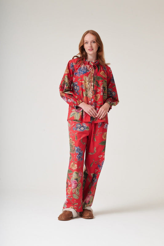 Poplin Pyjamas | Primula Berry Pyjamas One Hundred Stars