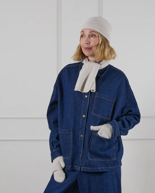 Quinn Scarf | Cream Scarves Chalk