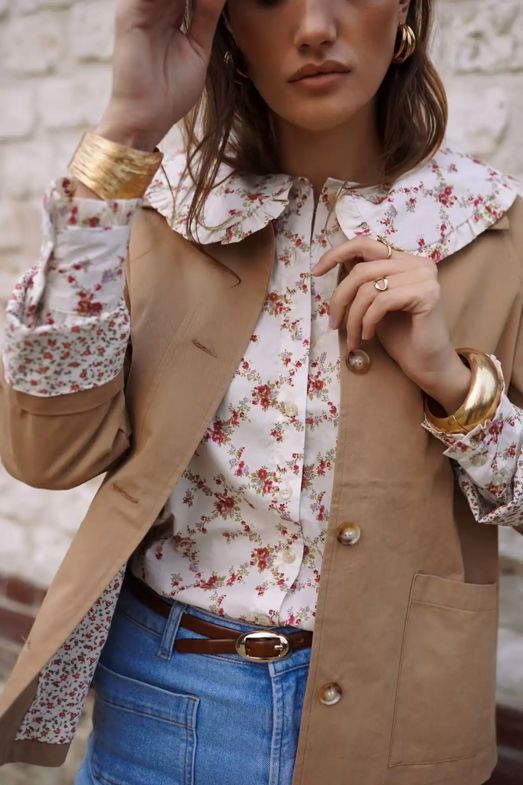 Rani Jacket | Beige Knitwear Parisienne Collection