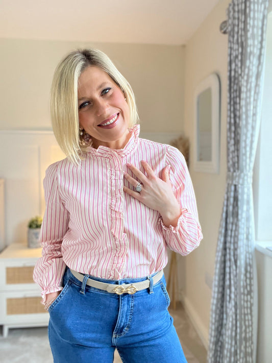 Reva Blouse | Pink Blouse Parisienne Collection